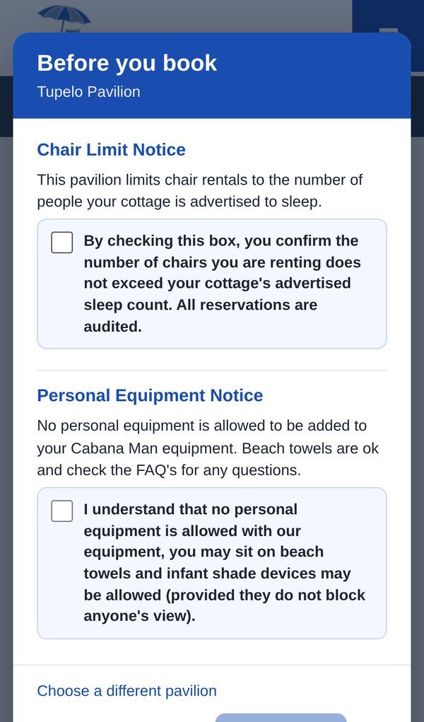 Before you book on a phone